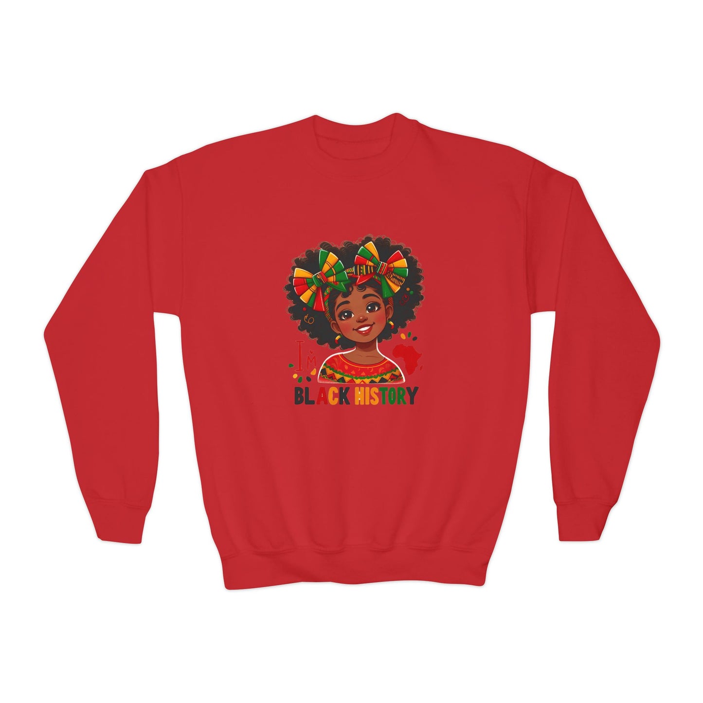 Youth Crewneck Sweatshirt-Black History Month