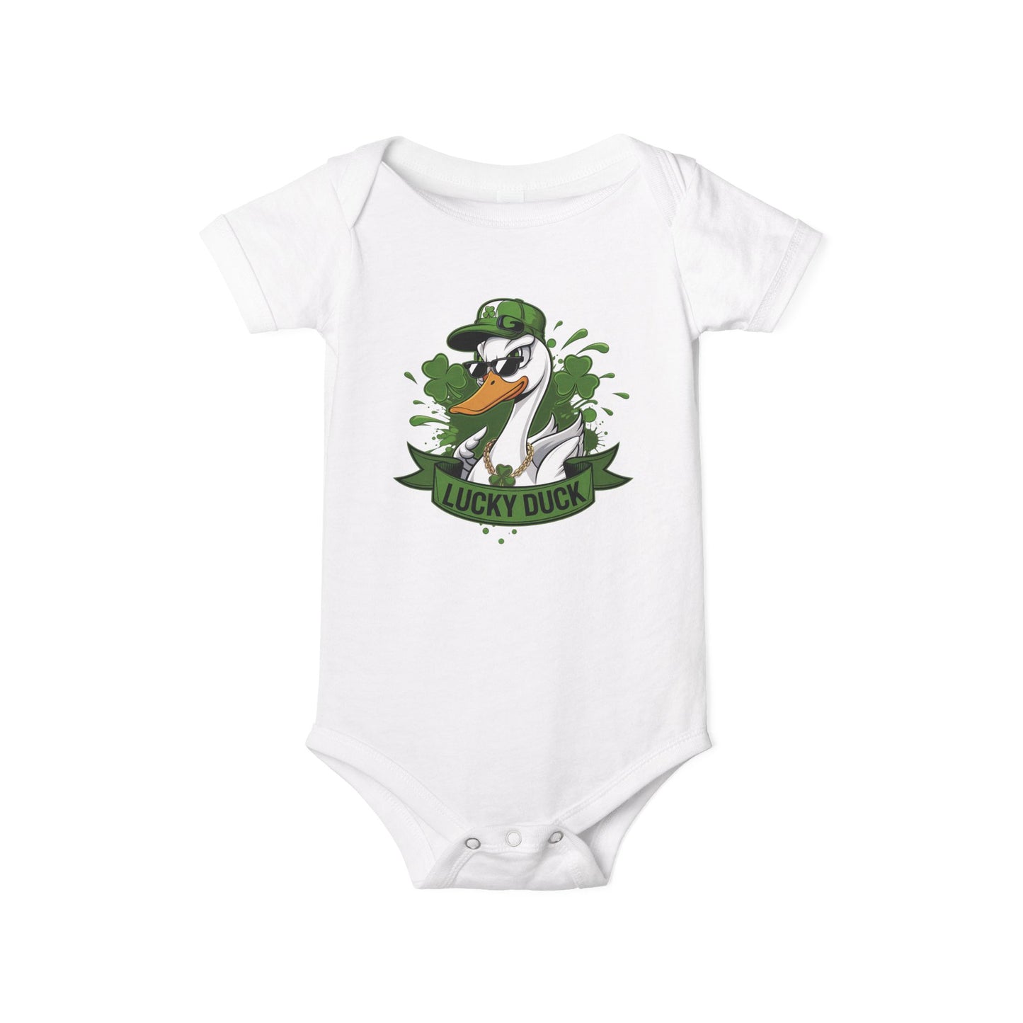 Lucky Duck Infant Jersey One Piece – Adorable Baby Bodysuit for Little Ones