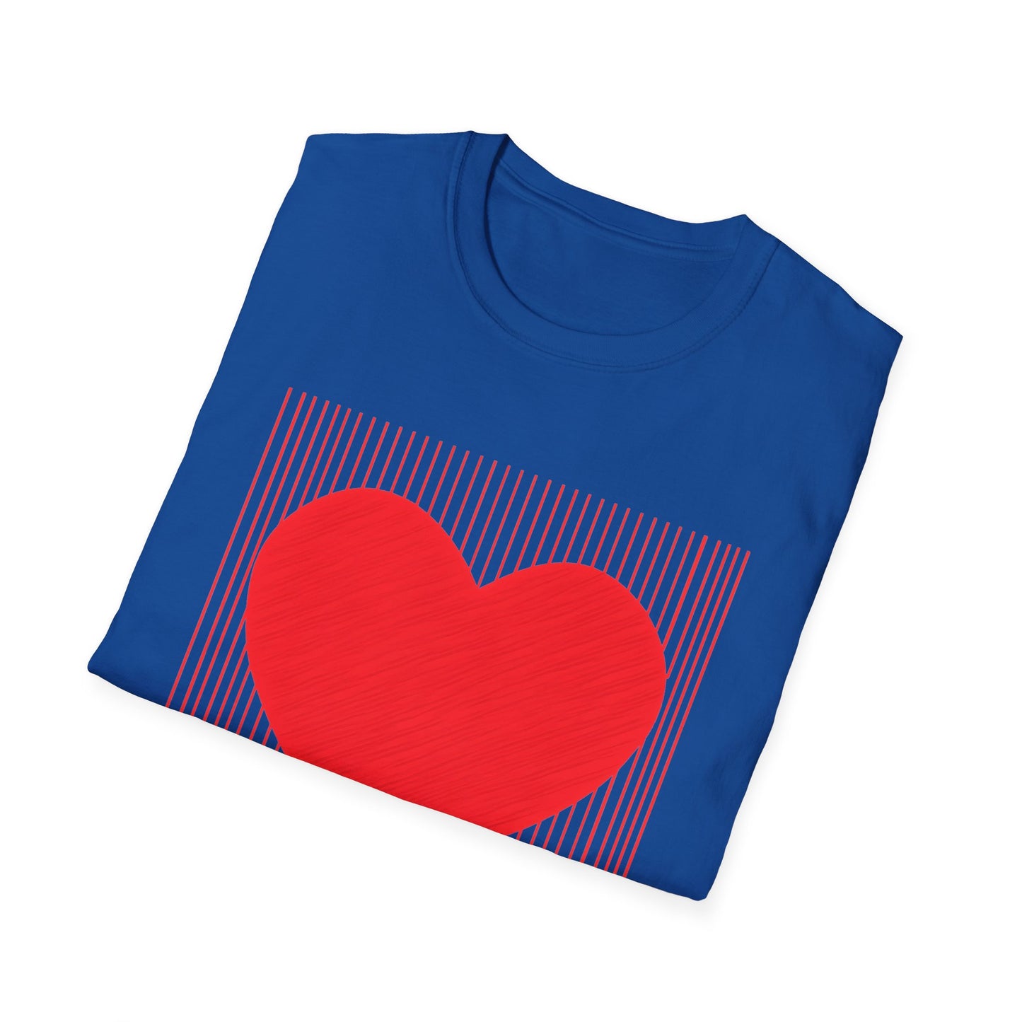 Heart Graphic T-Shirt — Red Heart Love Tee for Valentine’s Day & Everyday