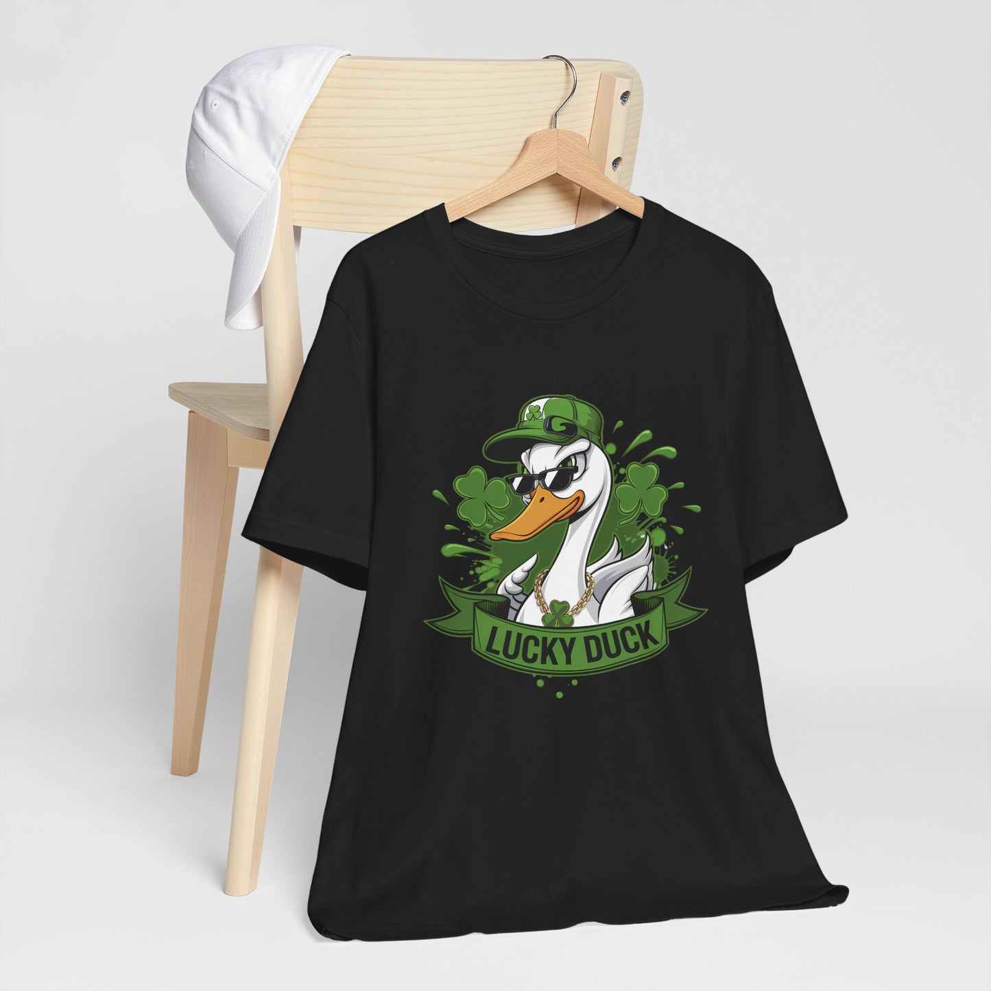 Lucky Duck St. Patrick's Day Unisex Tee - Short Sleeve Shirt