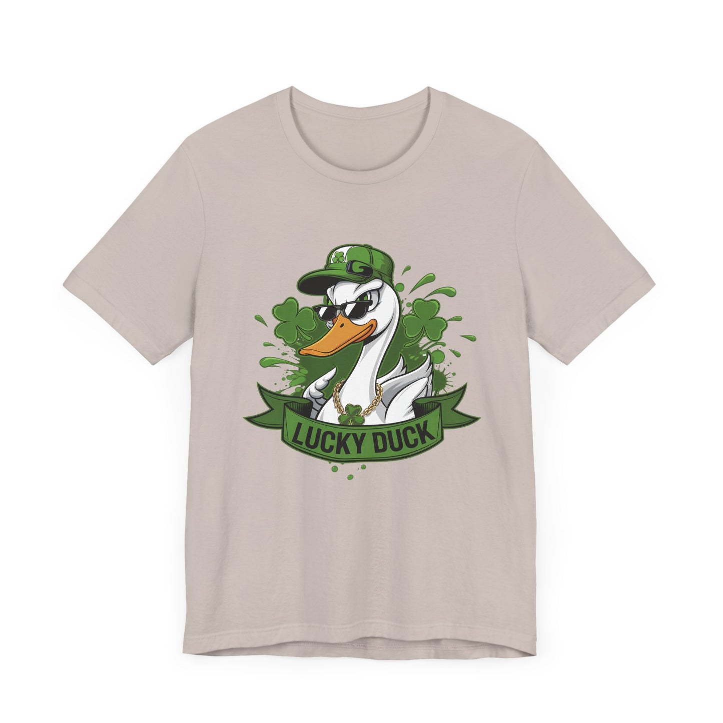 Lucky Duck St. Patrick's Day Unisex Tee - Short Sleeve Shirt