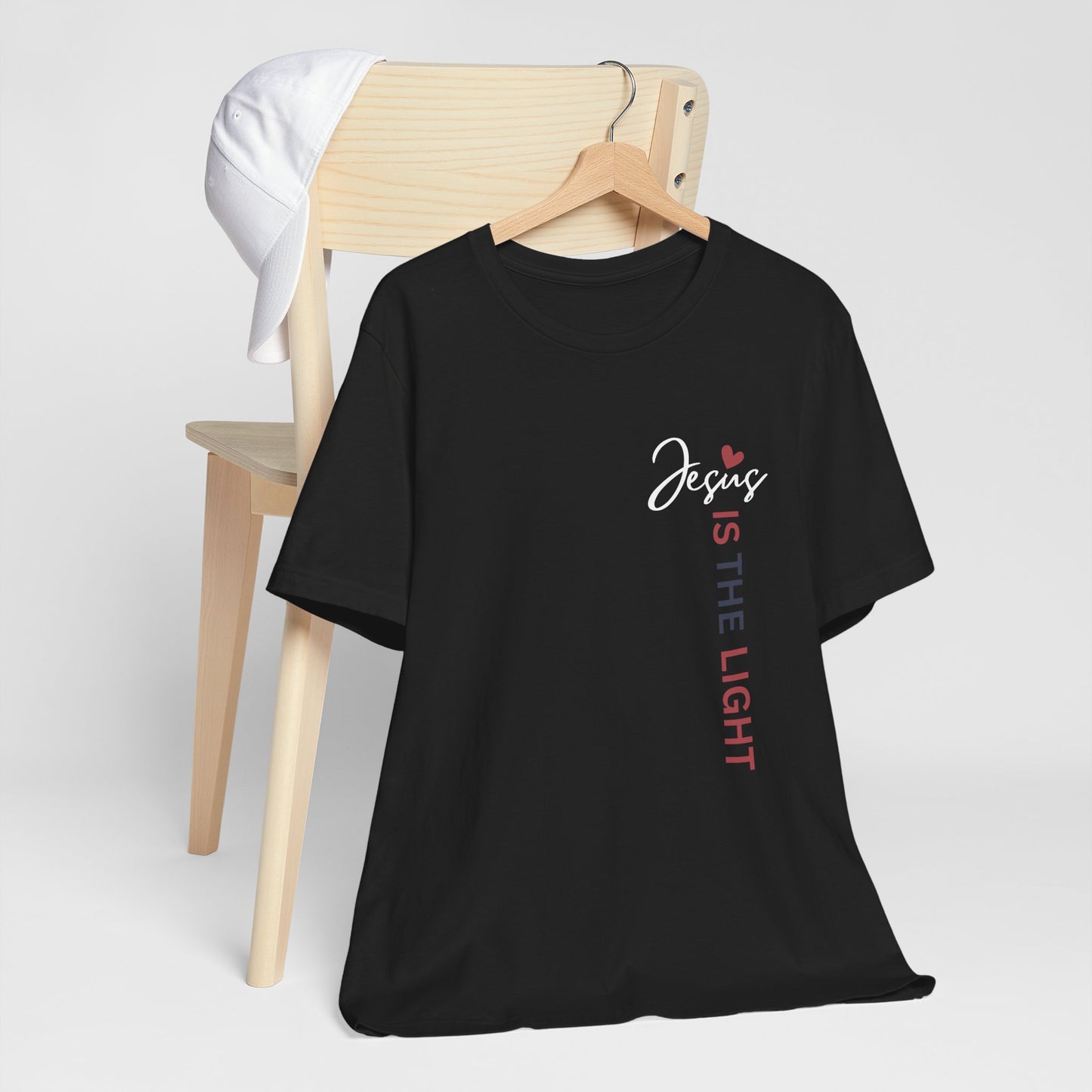 Inspirational Jesus Floral Cross Tee - Unisex Short Sleeve Shirt