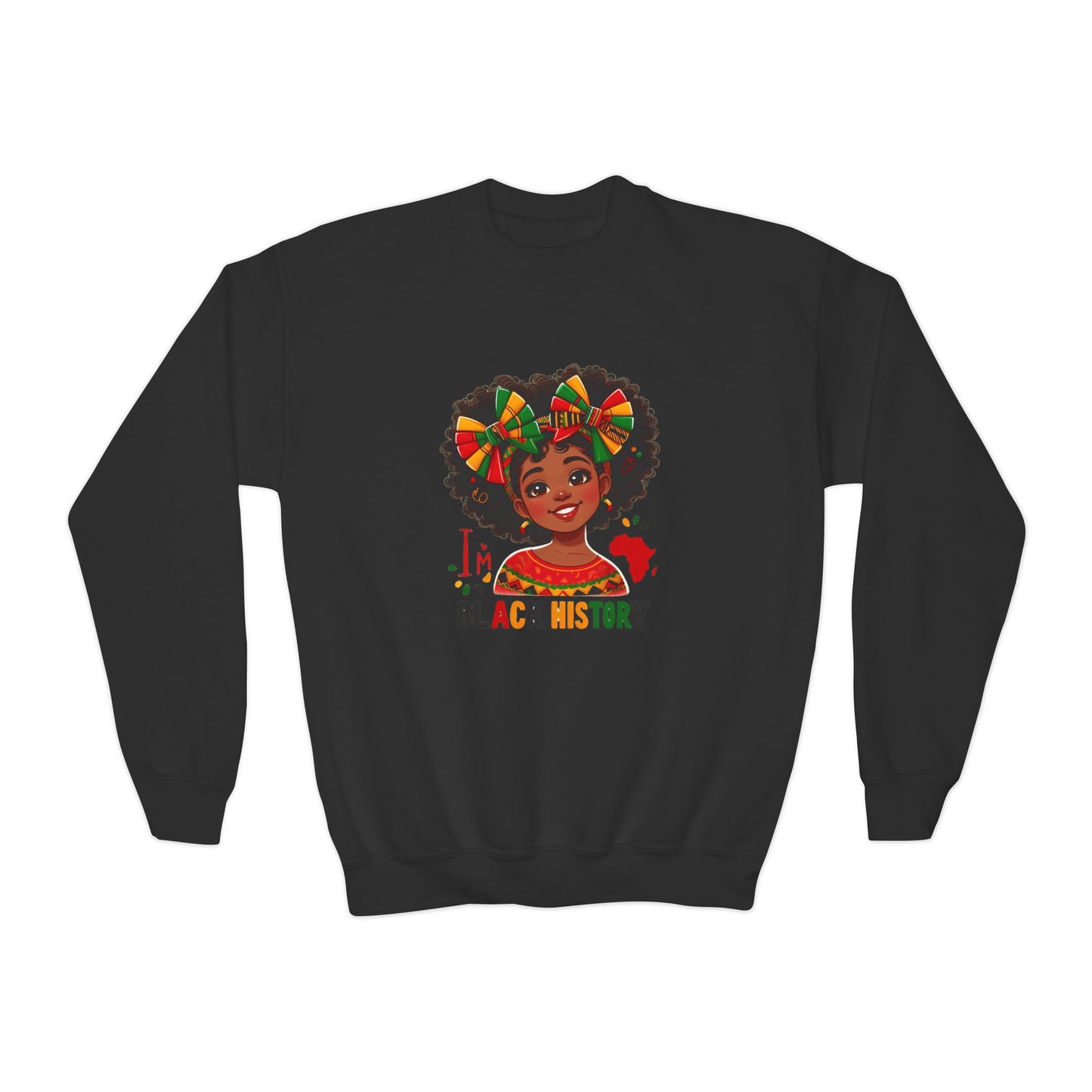 Youth Crewneck Sweatshirt-Black History Month