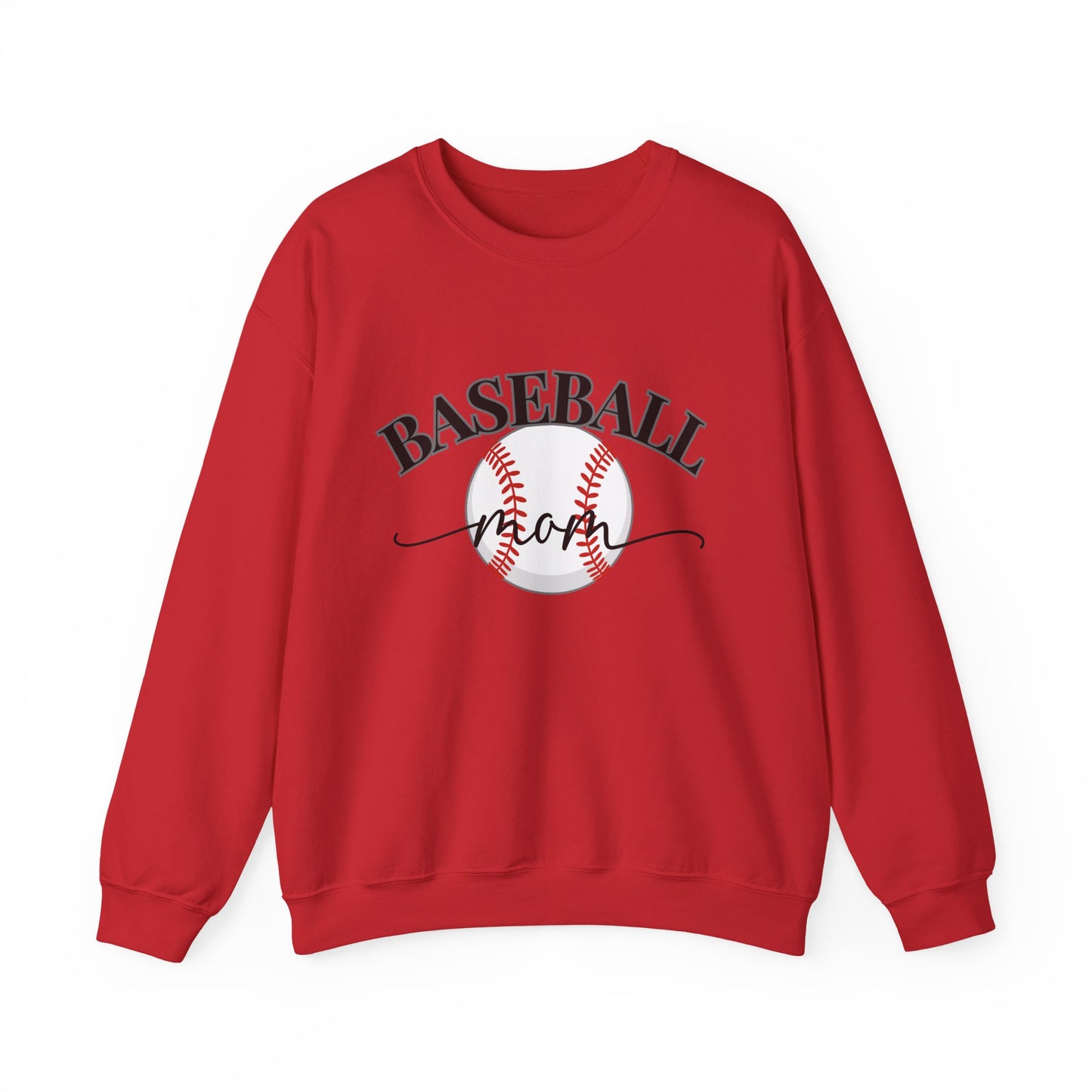Baseball Mom Crewneck Sweatshirt — Baseball Graphic Pullover for Moms