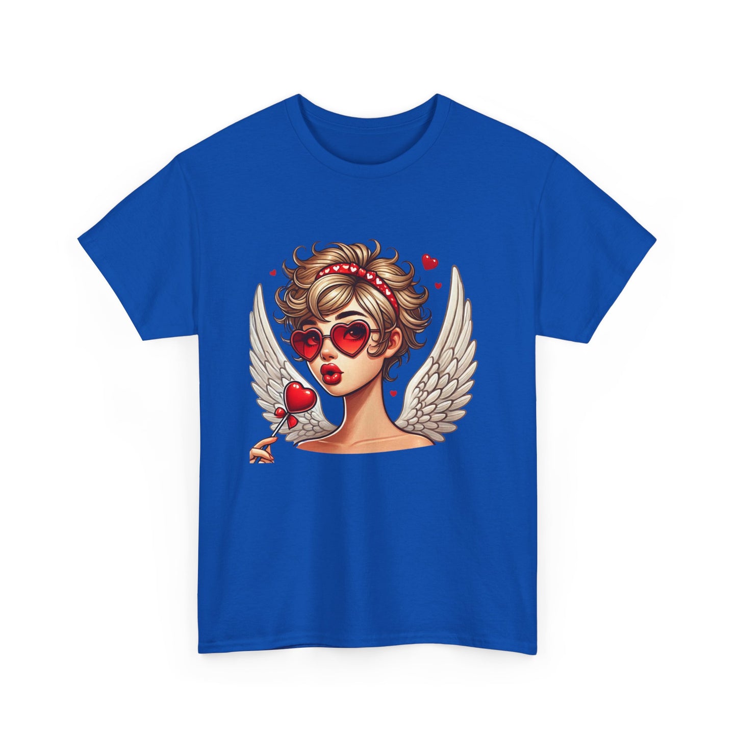 Valentine's Day Angel T-Shirt - Unisex Heavy Cotton Tee