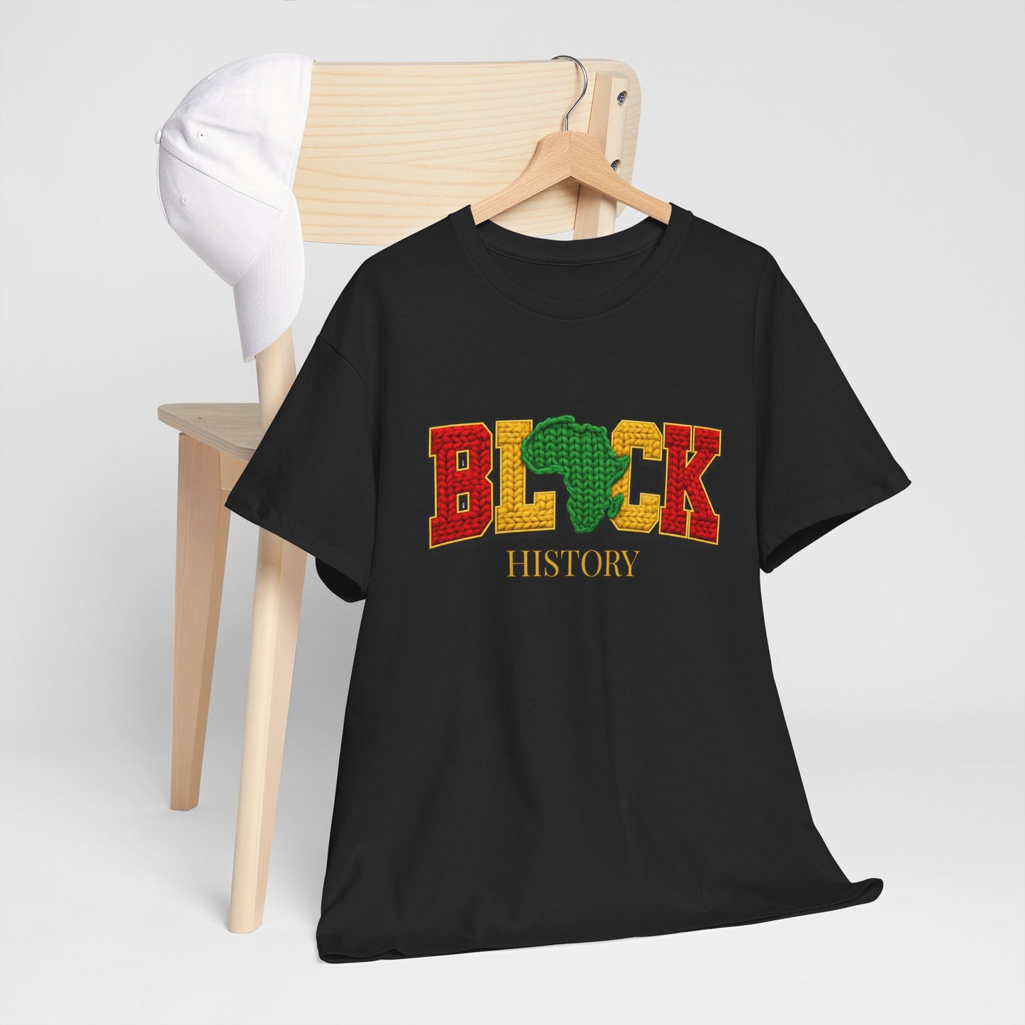 Black History T-Shirt — Retro Pan-African Map Design