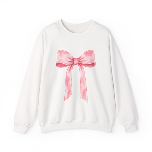Pink Bow Valentine Crewneck Sweatshirt