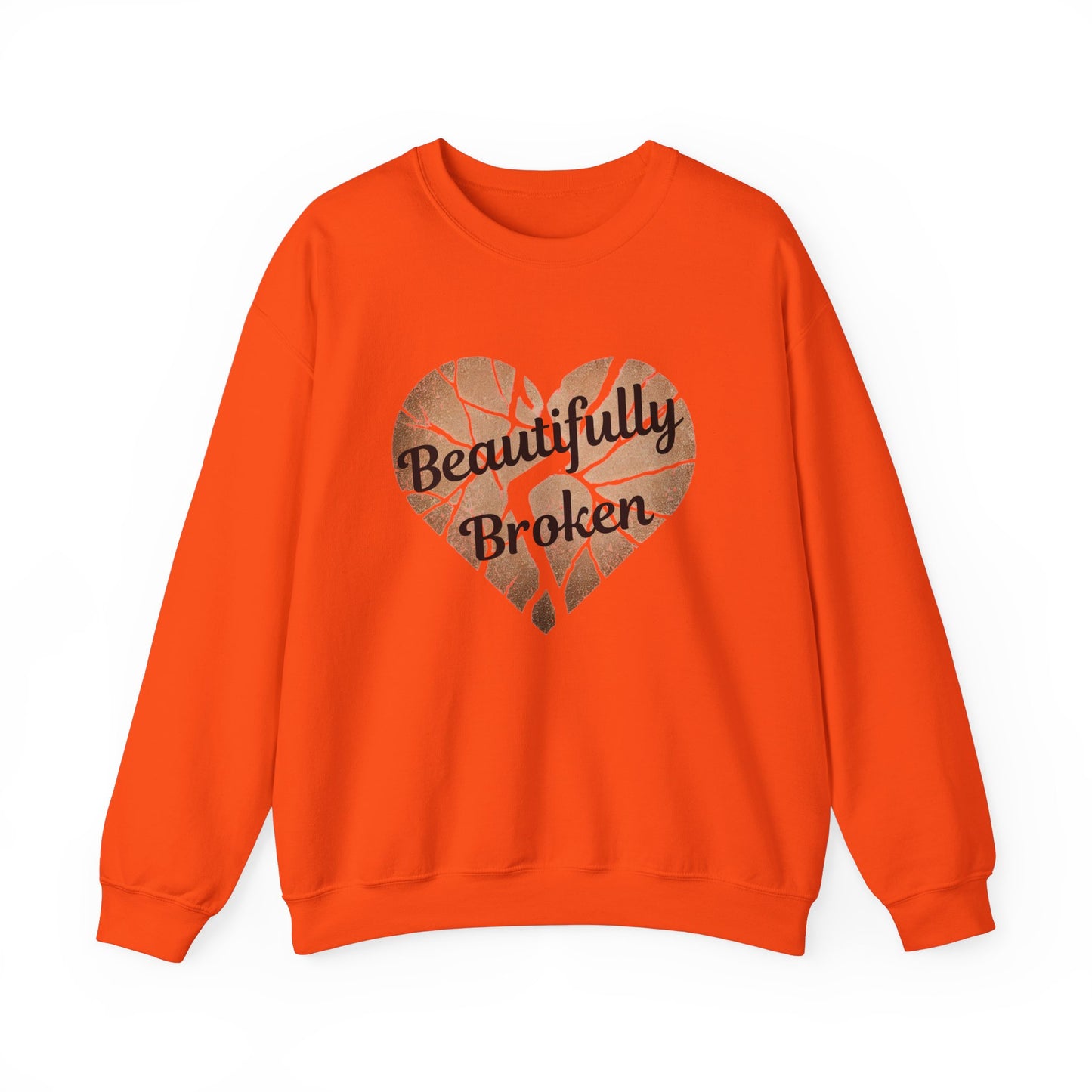 Crewneck Sweatshirt - Beautifully Broken Design