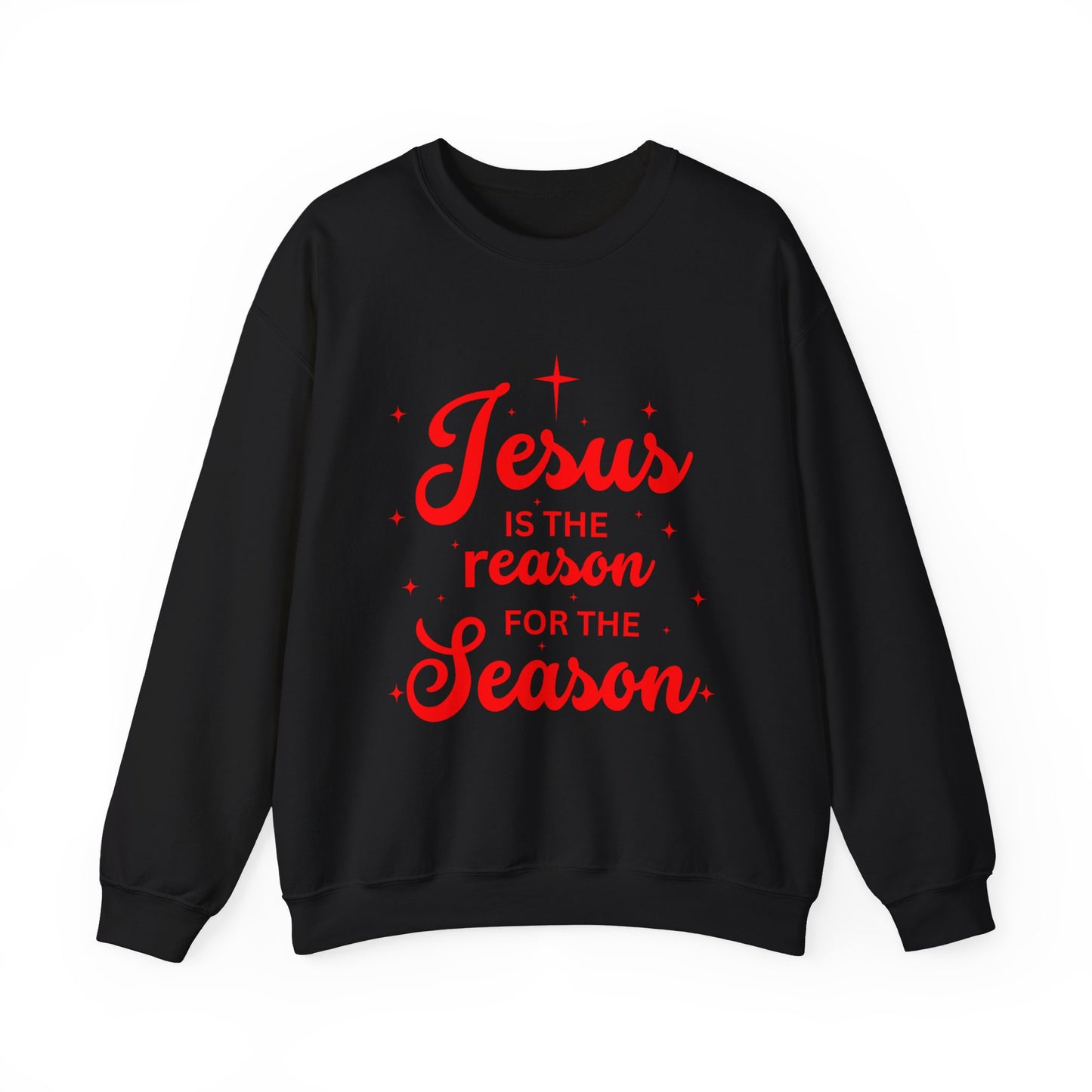 Christmas Crewneck Sweatshirt - Jesus is the reason for the season