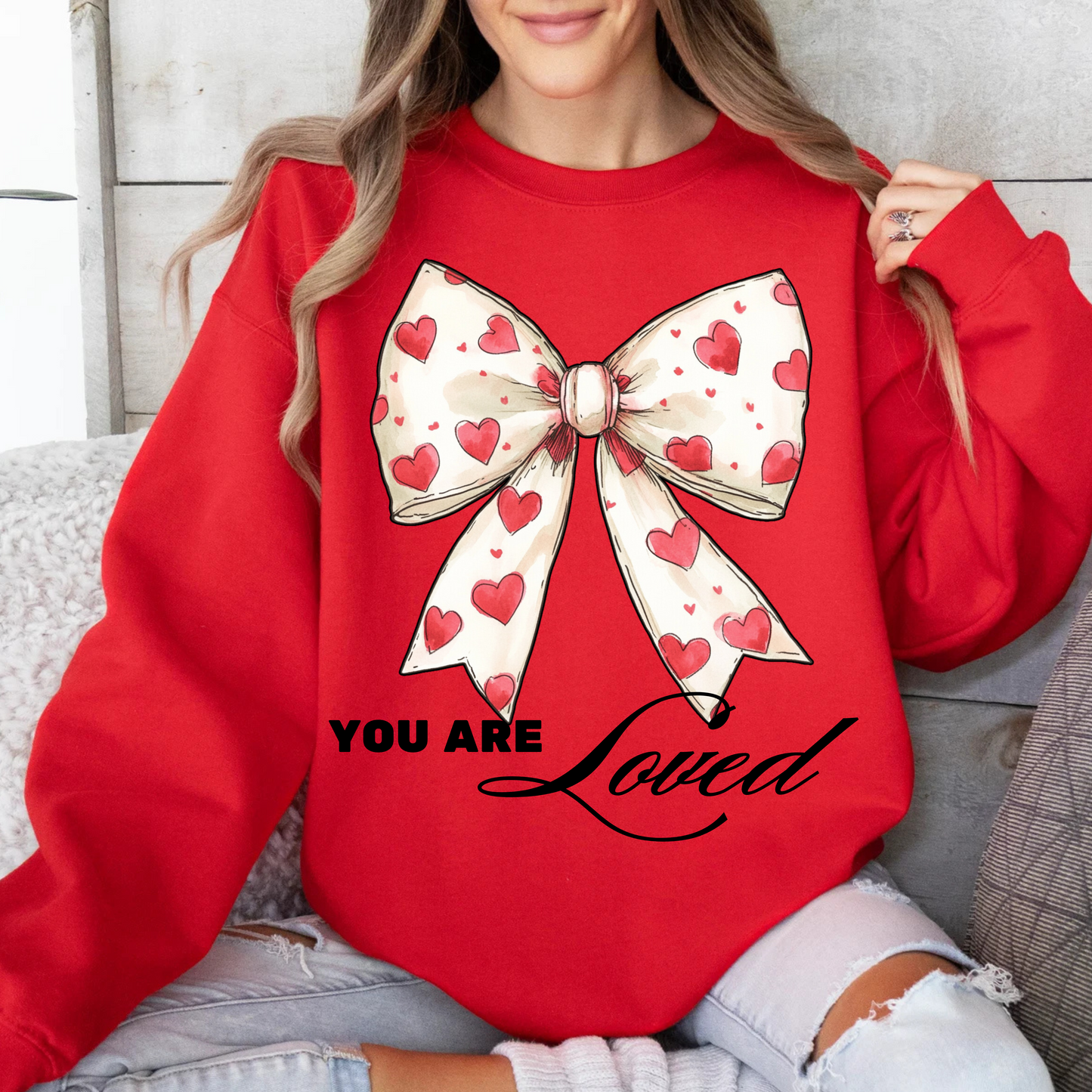 You Are Loved Crewneck Sweatshirt