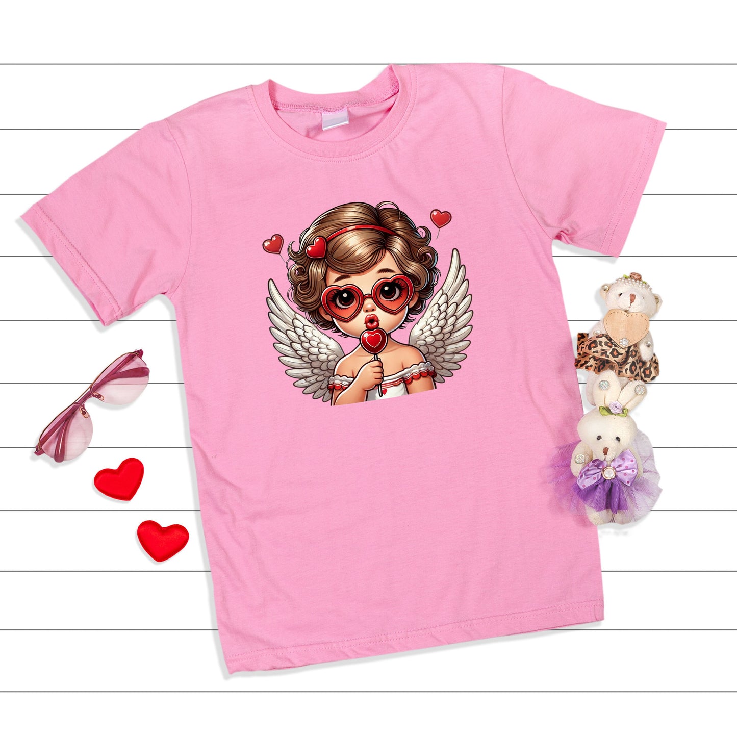 Toddler T-Shirt Baby Cupid Design