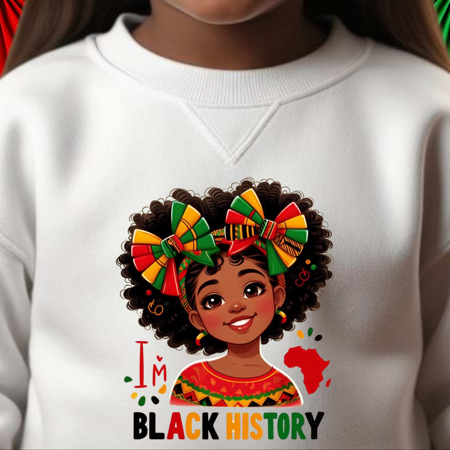 Youth Crewneck Sweatshirt-Black History Month