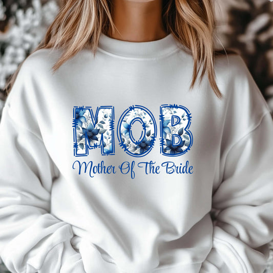 Unisex Garment-dyed Long Sleeve T-Shirt-Mother of the Bride