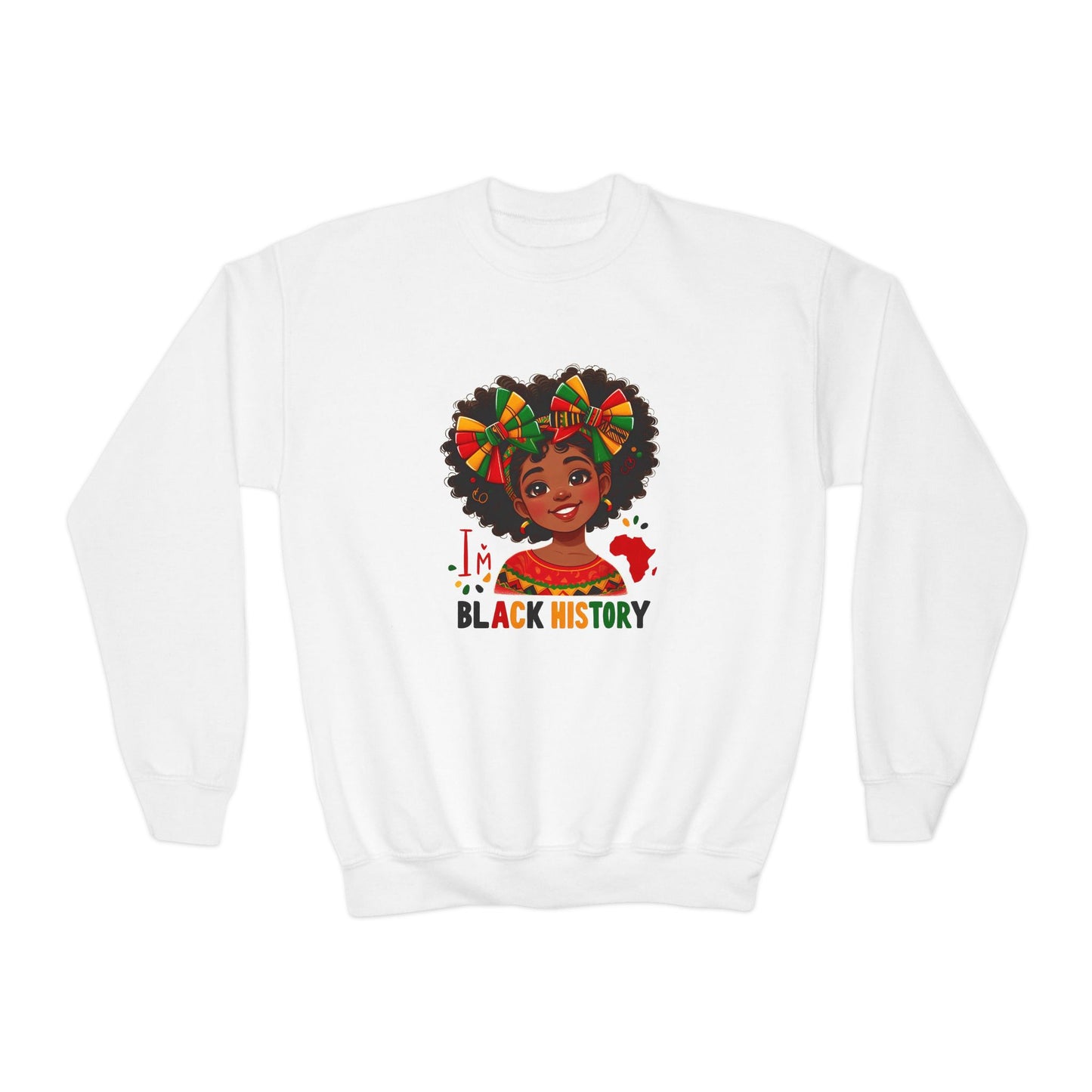 Youth Crewneck Sweatshirt-Black History Month