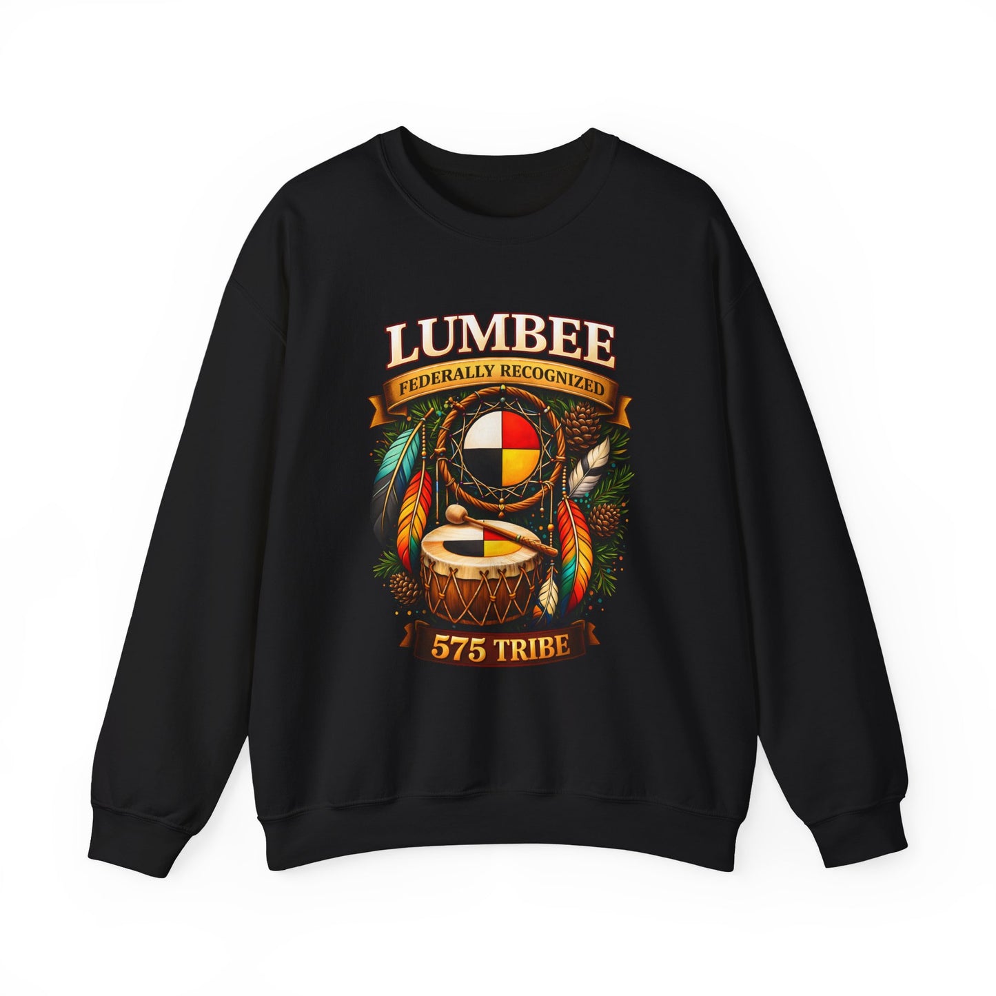 Lumbee 575 Tribe Sweatshirt – Federally Recognized Native American Crewneck