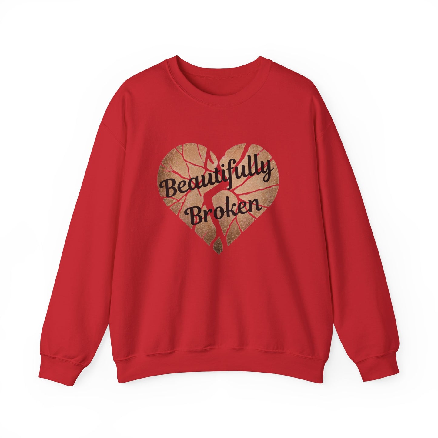 Crewneck Sweatshirt - Beautifully Broken Design