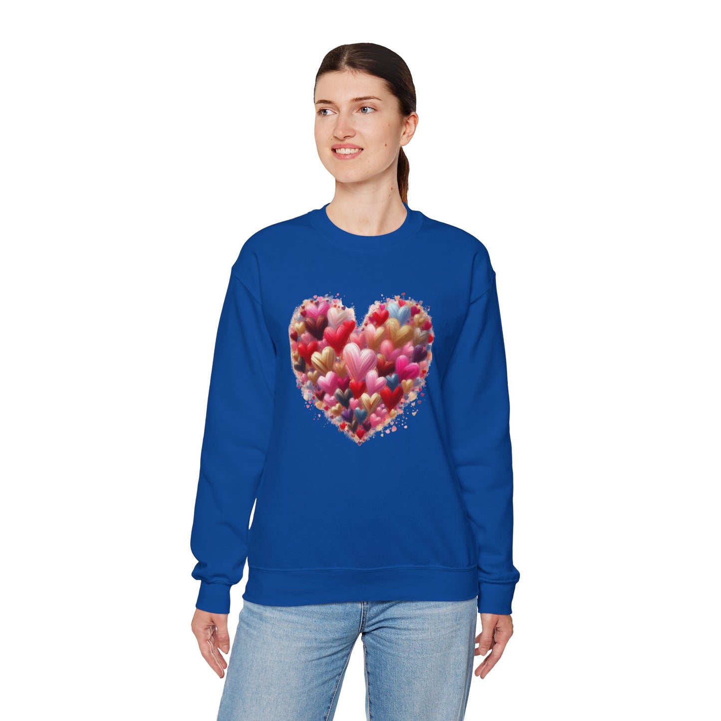 Heart Print Sweatshirt