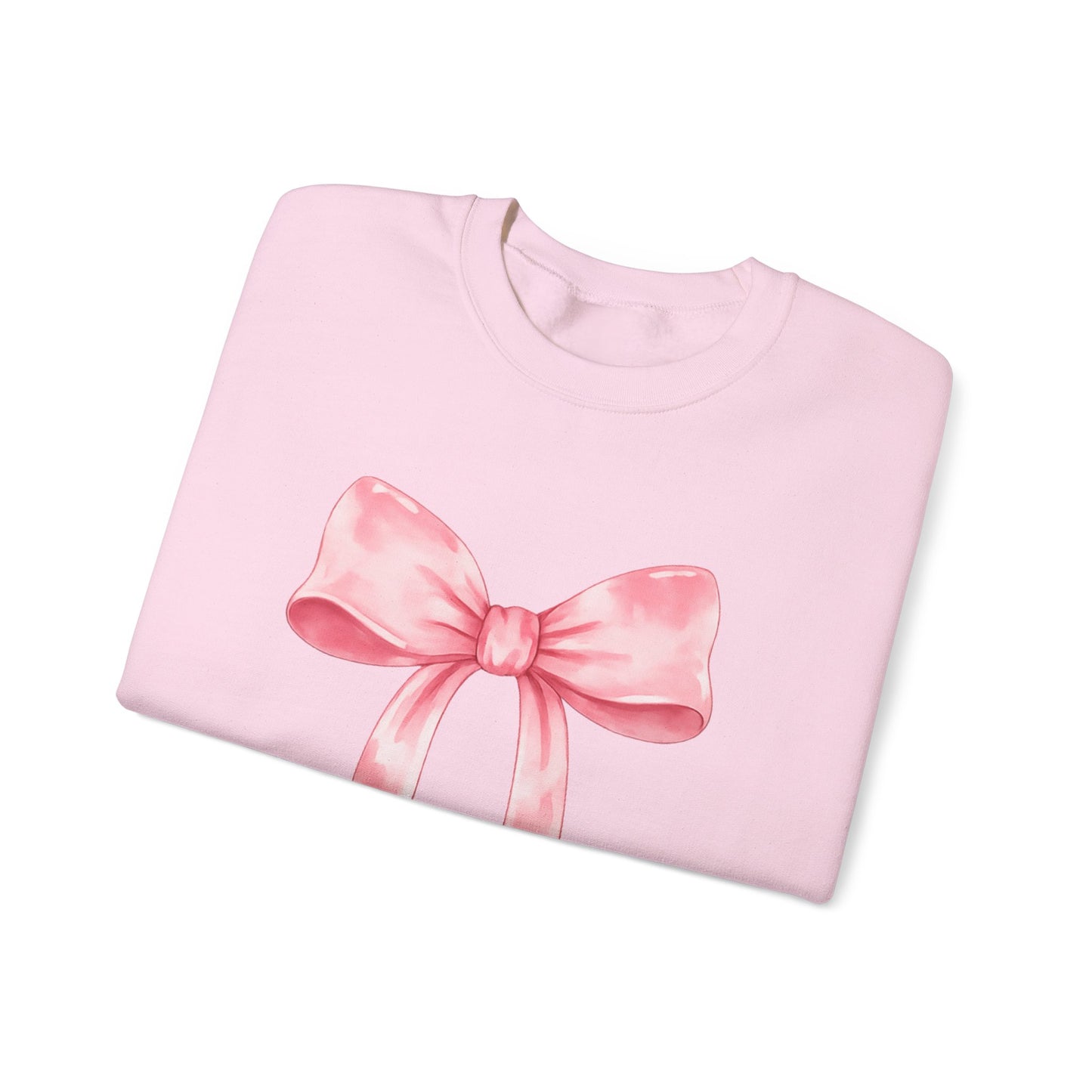 Pink Bow Valentine Crewneck Sweatshirt