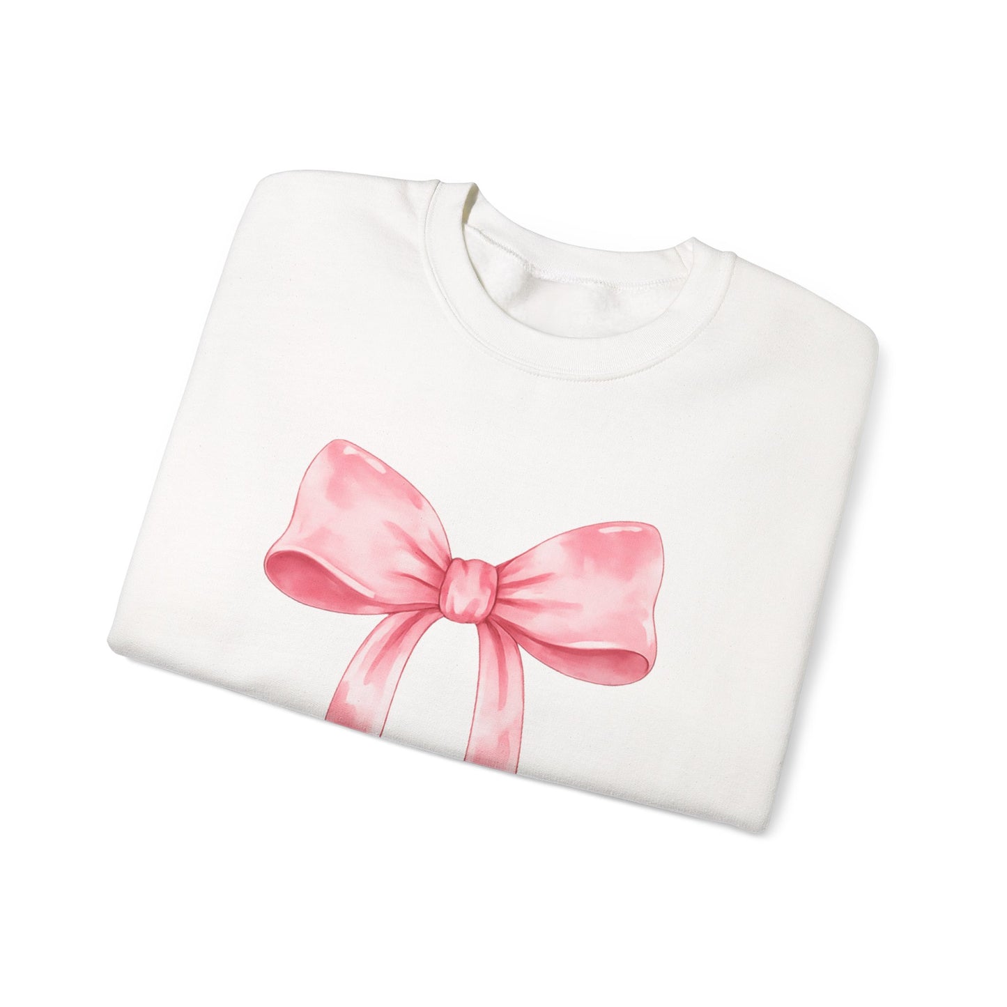 Pink Bow Valentine Crewneck Sweatshirt