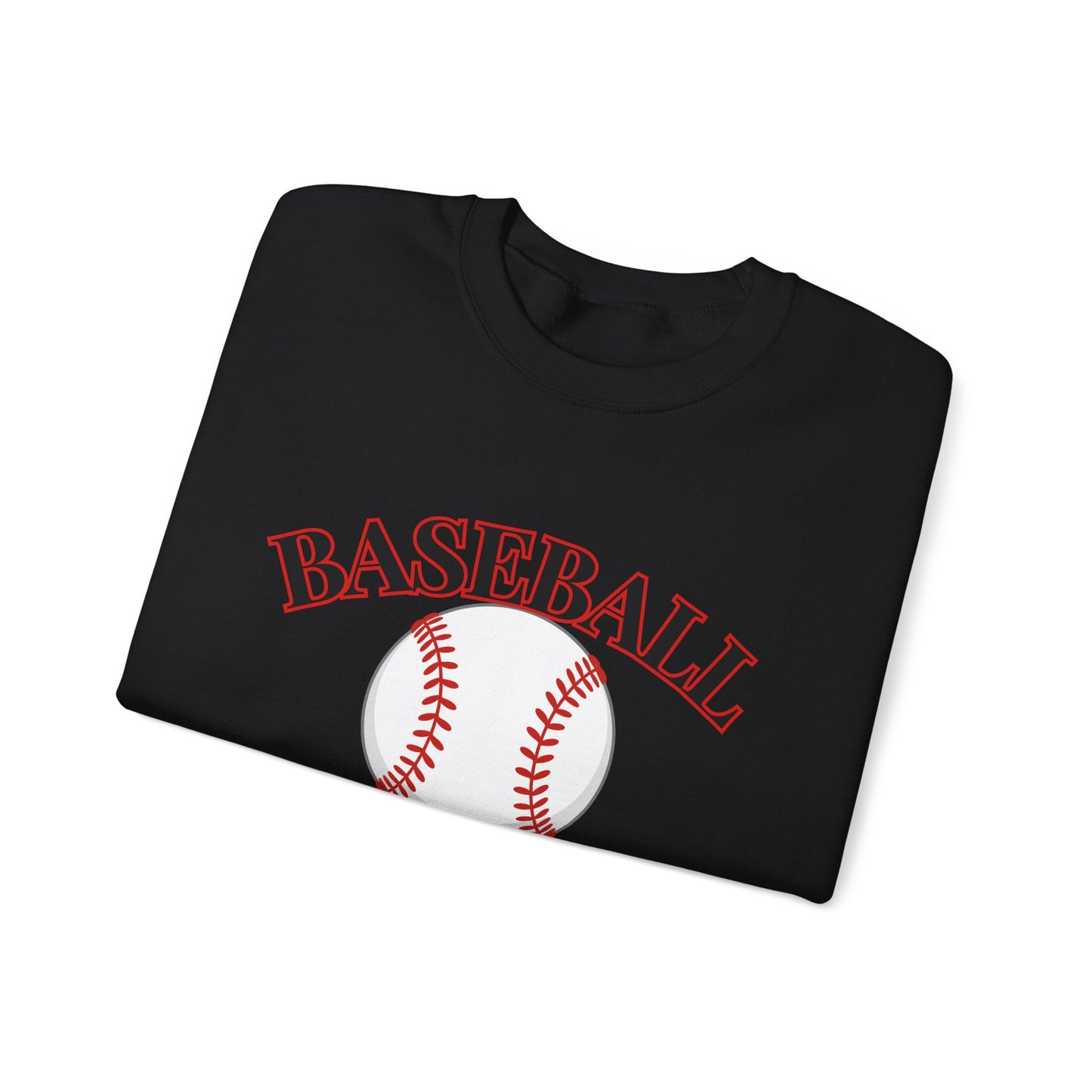 Baseball Mom Crewneck Sweatshirt — Baseball Graphic Pullover for Moms