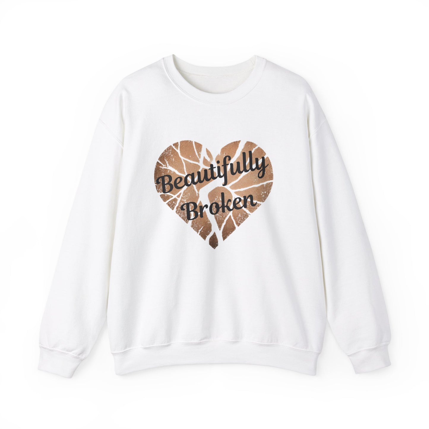 Crewneck Sweatshirt - Beautifully Broken Design