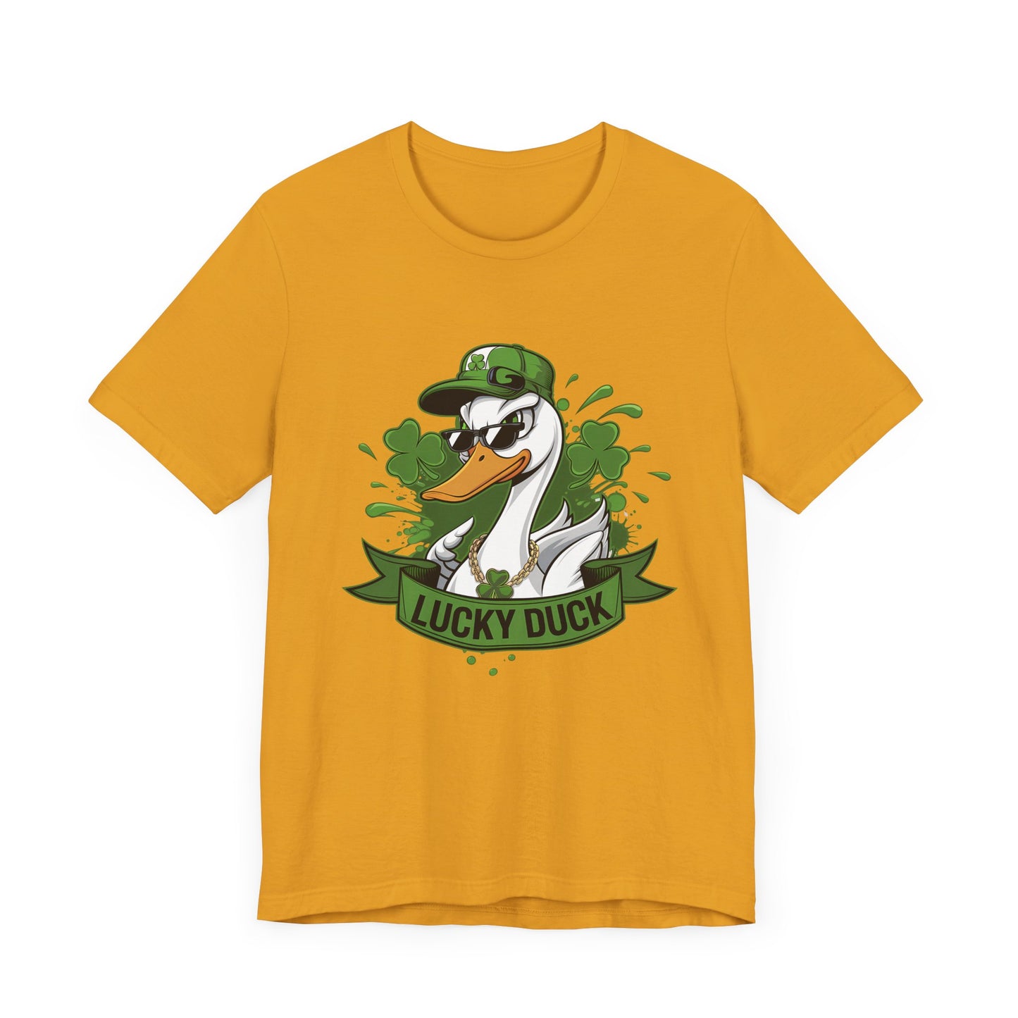 Lucky Duck St. Patrick's Day Unisex Tee - Short Sleeve Shirt