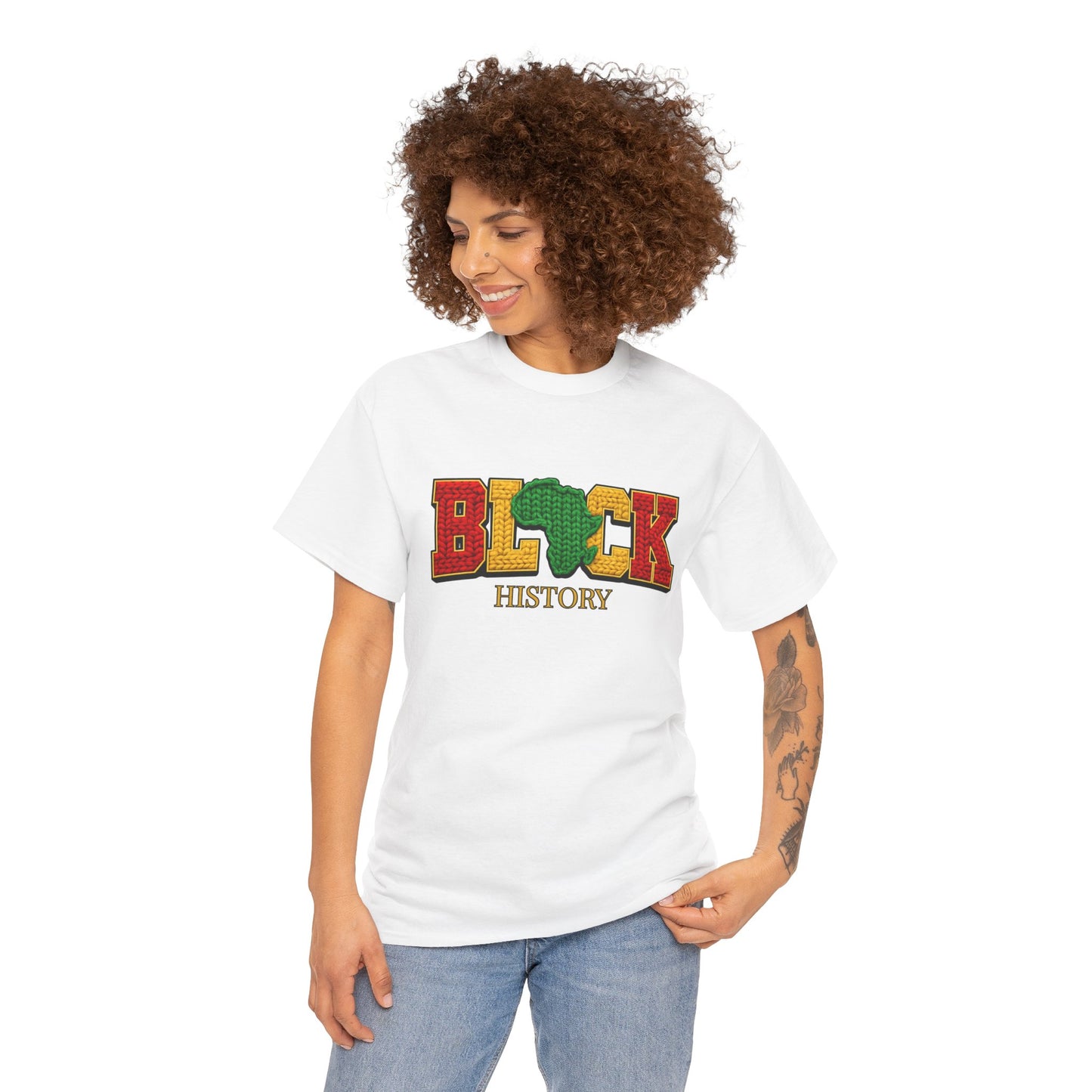 Black History T-Shirt — Retro Pan-African Map Design
