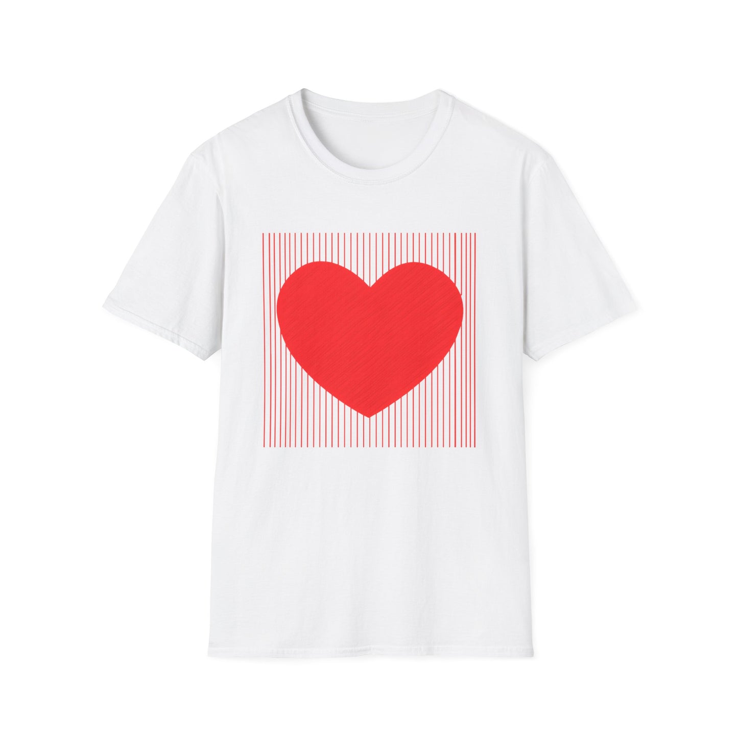 Heart Graphic T-Shirt — Red Heart Love Tee for Valentine’s Day & Everyday