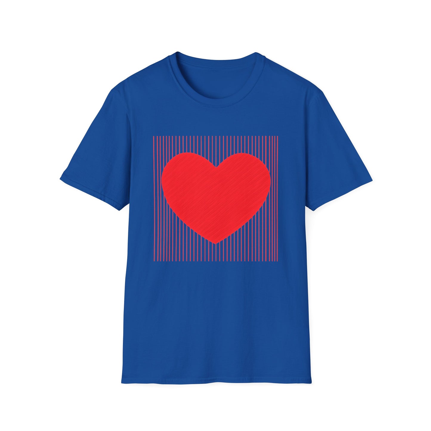 Heart Graphic T-Shirt — Red Heart Love Tee for Valentine’s Day & Everyday